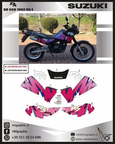Kit suzuki 650 - suzuki, dr